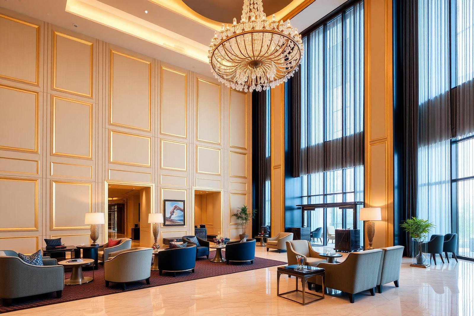 Hotel lobby
